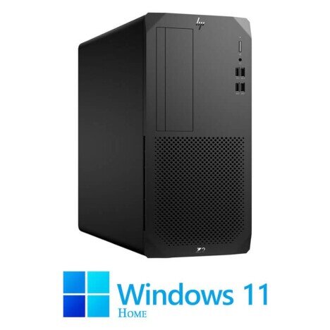 Workstation HP Z2 G5, Octa Core i7-10700, 64GB, SSD, RTX A2000, Win 11 Home